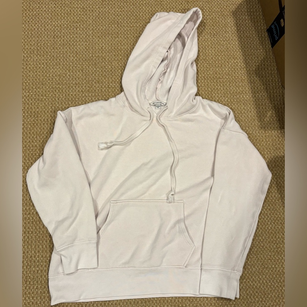 American Eagle Outfitters Cream Hoodie